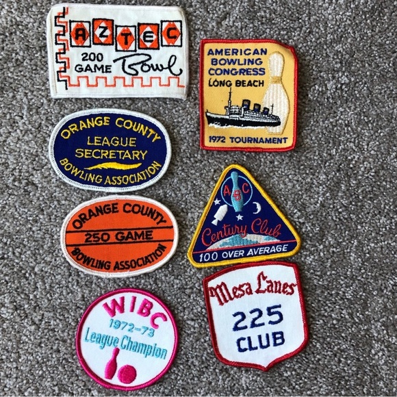 Accessories Vintage Bowling Patches Poshmark
